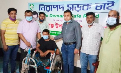 শিবগঞ্জে নিসচা'র সহযোগিতায় হুইল চেয়ার পেল নুরনবী শিবগঞ্জে নিসচা'র সহযোগিতায় হুইল চেয়ার পেল নুরনবী