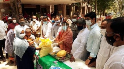 জাতীয় পুষ্টি সপ্তাহ উপলক্ষে লৌহজংয়ে পুষ্টি চাল ও ফল বিতরণ