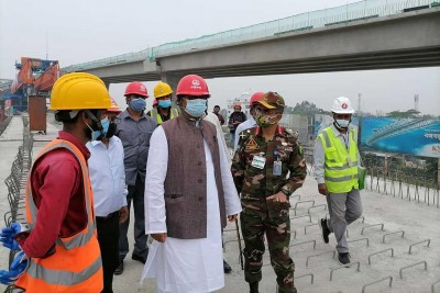 আগামী বছরের জুনে মাওয়া-ভাঙ্গা রেল চালুর আশা করছি: মাওয়া পরিদর্শনে রেলমন্ত্রী