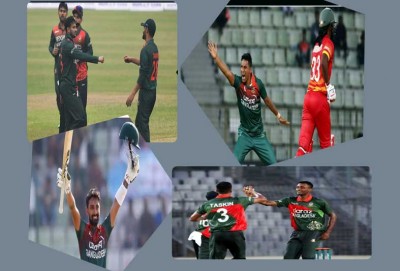 জিম্বাবুয়েকে বিশাল ব্যবধানে হারালো বাংলাদেশ