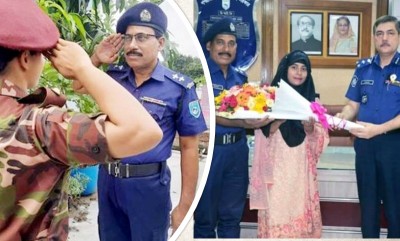 স্যালুট দিয়ে ভাইরাল সেই বাবা-মেয়েকে সংবর্ধনা দিলেন ডিআইজি স্যালুট দিয়ে ভাইরাল সেই বাবা-মেয়েকে সংবর্ধনা দিলেন ডিআইজি