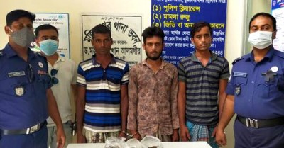 মুজিবনগরে গাঁজাসহ ৩ মাদক ব্যবসায়ী আটক মুজিবনগরে গাঁজাসহ ৩ মাদক ব্যবসায়ী আটক
