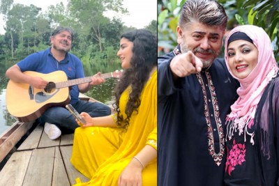 বড় মেয়ের সঙ্গে গান গেয়ে ভাইরাল নাঈম বড় মেয়ের সঙ্গে গান গেয়ে ভাইরাল নাঈম