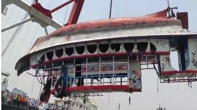 নারায়ণগঞ্জে শীতলক্ষ্যায় ডুবে যাওয়া লঞ্চ উদ্ধার, ভিতরে মিলল আরও ২১ লাশ