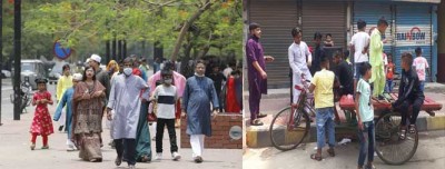 বিনোদনকেন্দ্র বন্ধ, তাই খোলা উদ্যানে ঈদের ঘোরাঘুরি বিনোদনকেন্দ্র বন্ধ, তাই খোলা উদ্যানে ঈদের ঘোরাঘুরি